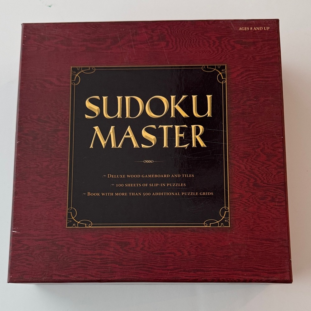 Sudoku Master Deluxe Wood Gameboard